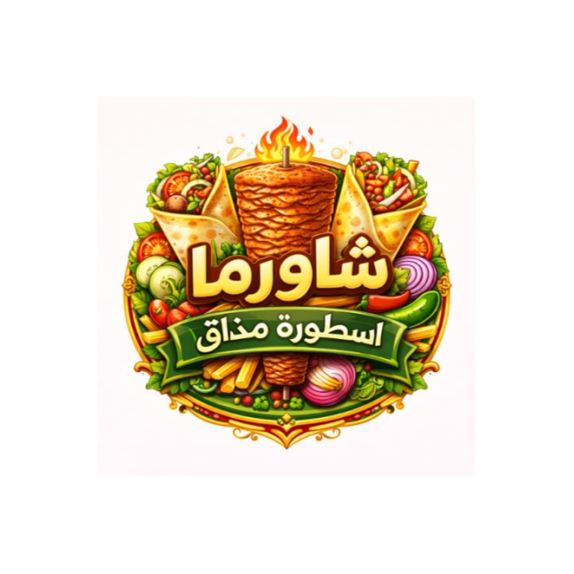 شعار شاورما أسطورة مذاق