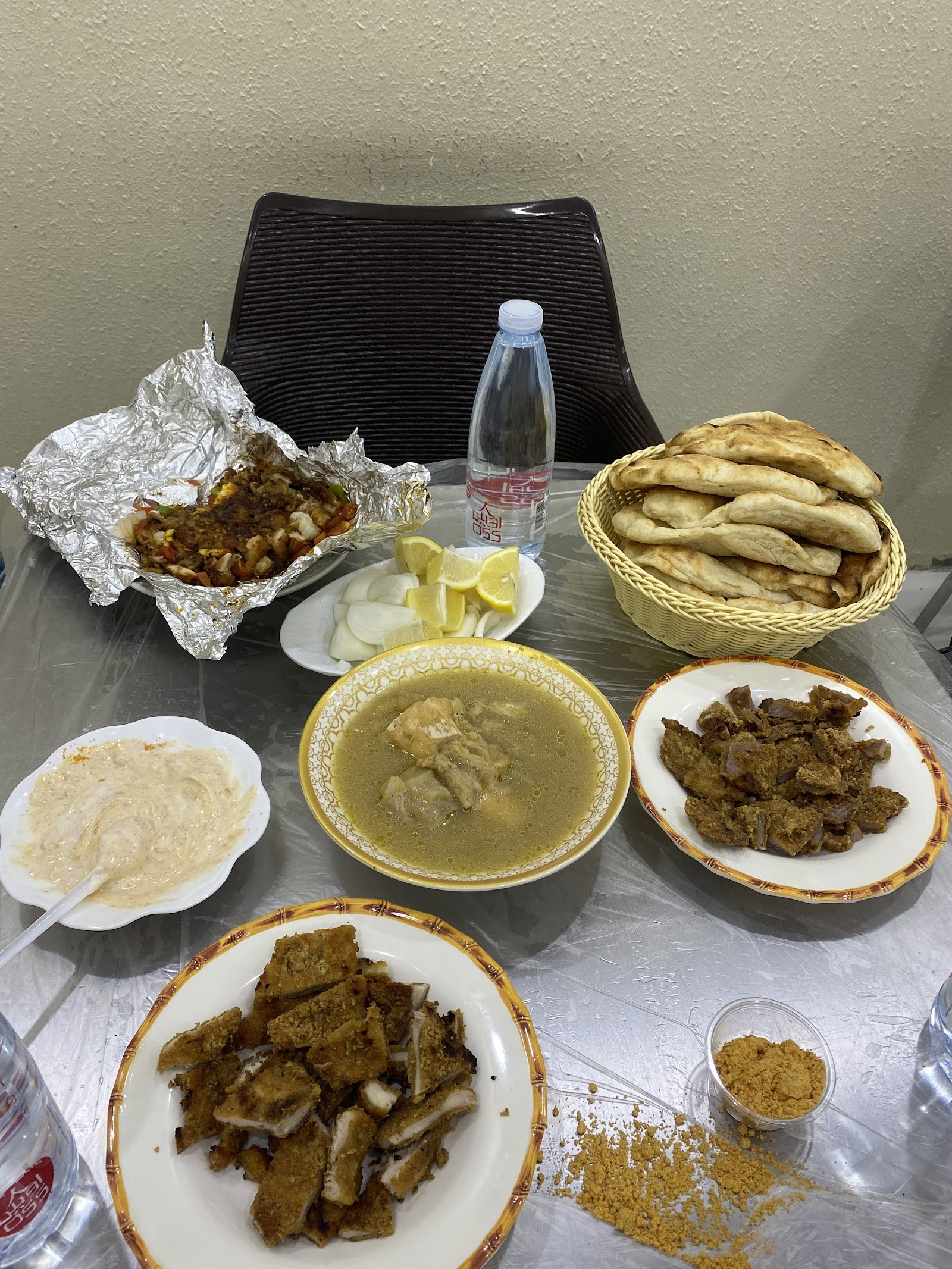 منيو بوفيه طيف الكرامة للأقاشي والسيريه